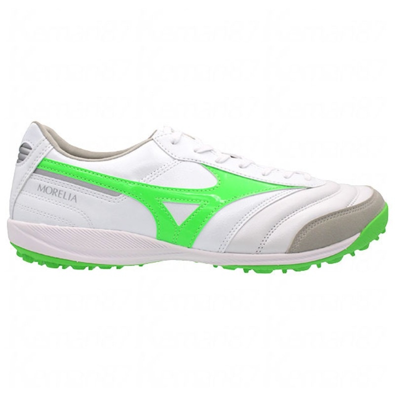 Mizuno Morelia Sala Elite TF Q1GB251237 - Trắng/Xanh Lá 