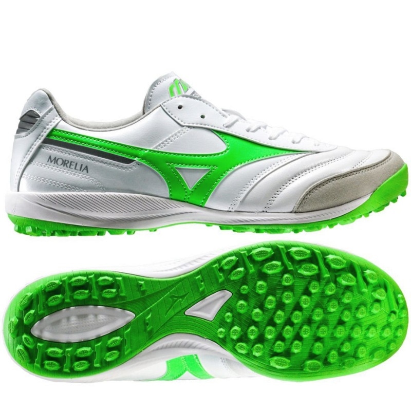 Mizuno Morelia Sala Elite TF Q1GB251237 - Trắng/Xanh Lá 