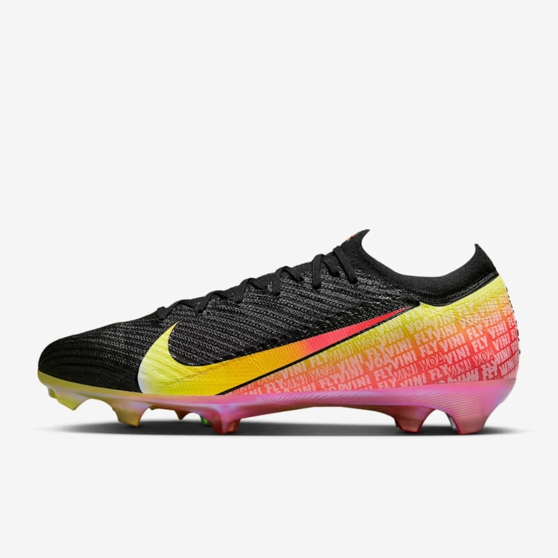Nike Mercurial Vapor 16 Elite 'Vinicius Junior' FG - Đen/Vàng/Xanh - IB2356-001 
