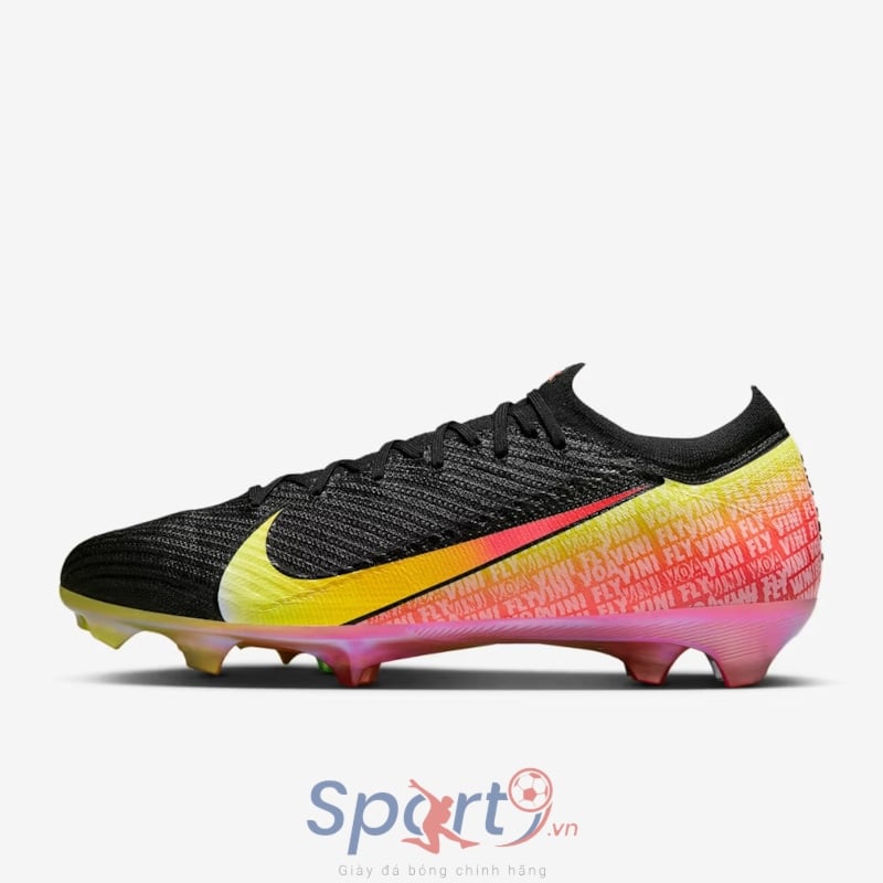 Nike Mercurial Vapor 16 Elite 'Vinicius Junior' FG - Đen/Vàng/Xanh - IB2356-001 