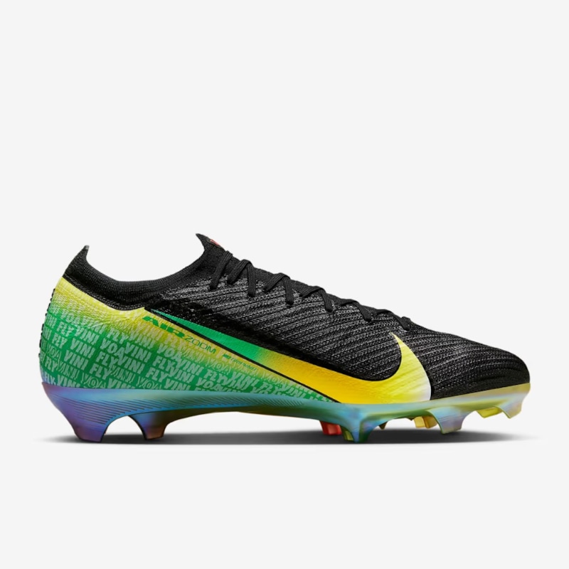 Nike Mercurial Vapor 16 Elite 'Vinicius Junior' FG - Đen/Vàng/Xanh - IB2356-001 