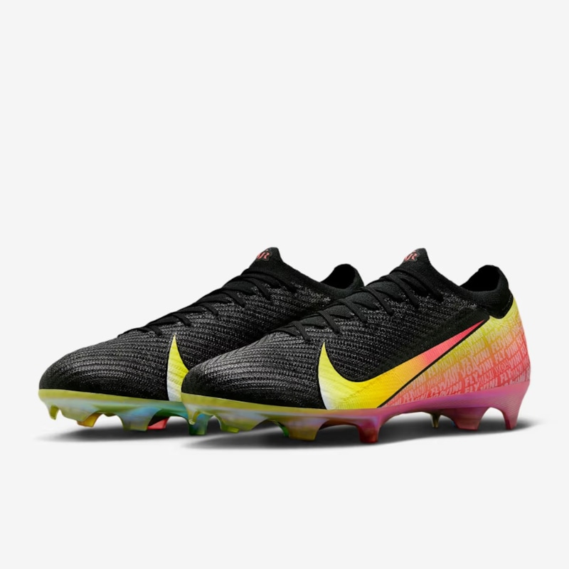 Nike Mercurial Vapor 16 Elite 'Vinicius Junior' FG - Đen/Vàng/Xanh - IB2356-001 