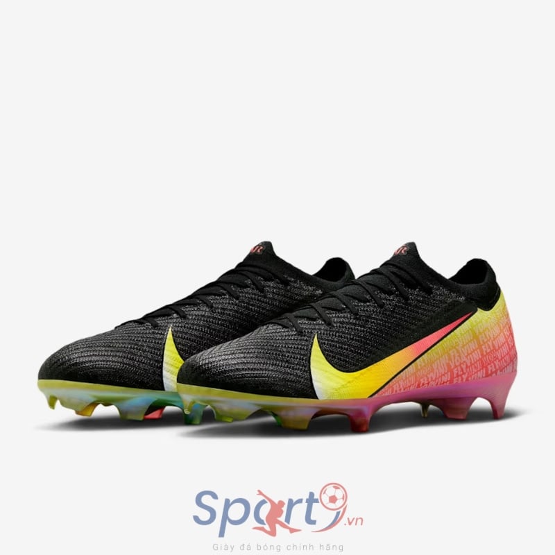 Nike Mercurial Vapor 16 Elite 'Vinicius Junior' FG - Đen/Vàng/Xanh - IB2356-001 