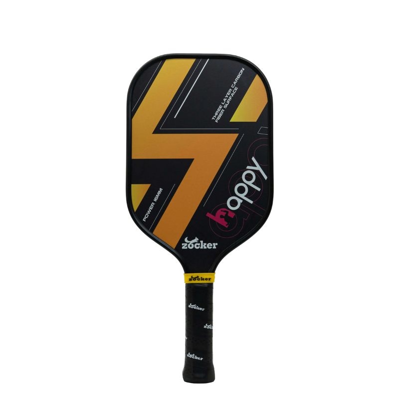 Vợt Pickleball Zocker Happy HP1 Standard Thunder - Màu Vàng Đen