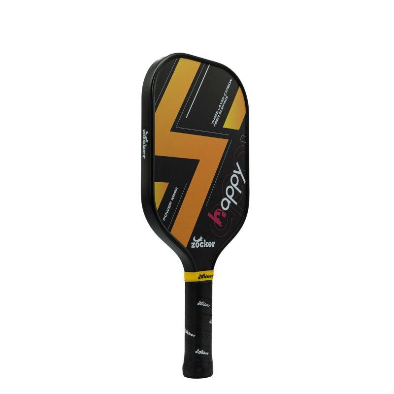 Vợt Pickleball Zocker Happy HP1 Standard Thunder - Màu Vàng Đen