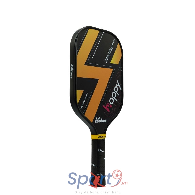 Vợt Pickleball Zocker Happy HP1 Standard Thunder - Màu Vàng Đen