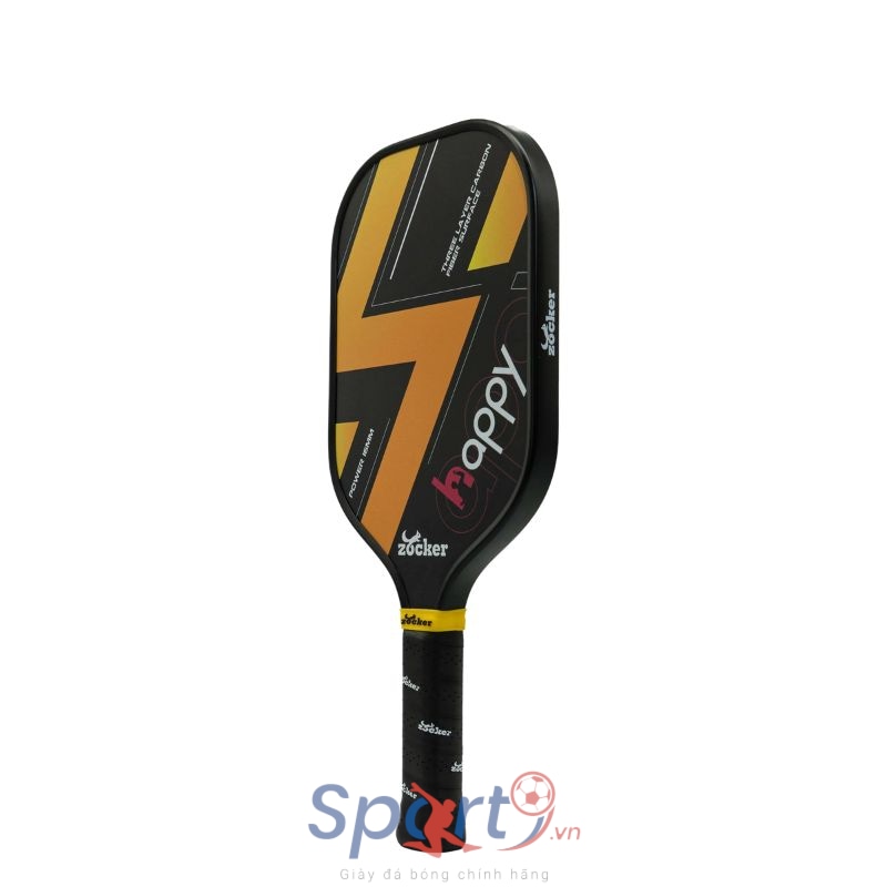 Vợt Pickleball Zocker Happy HP1 Standard Thunder - Màu Vàng Đen