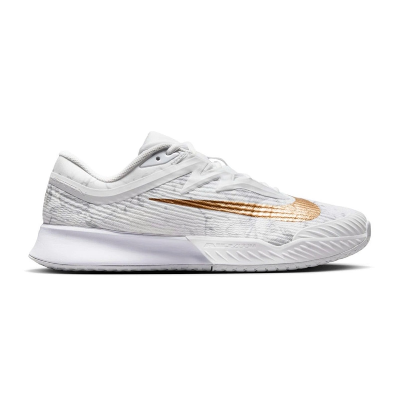 Giày Pickleball Nike Court  Air Zoom Vapor Pro 3 Hc - HV1485-100 - Trắng/Vàng