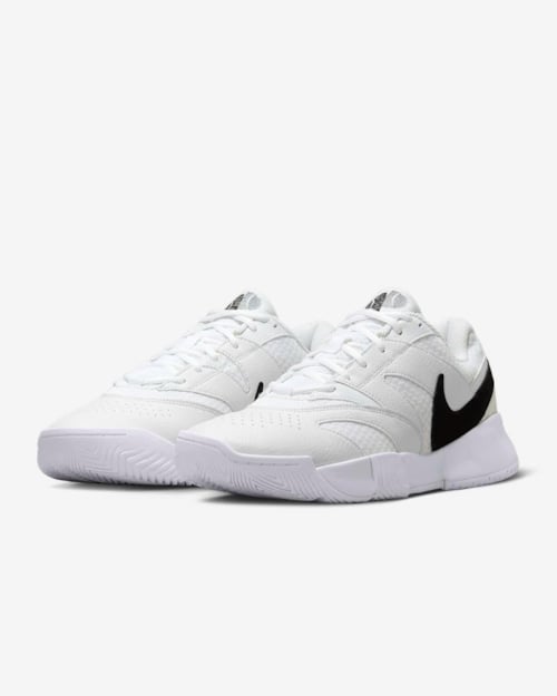 Giày Pickleball Nike Court Lite 4 -  FD6574-100 - Trắng/Đen
