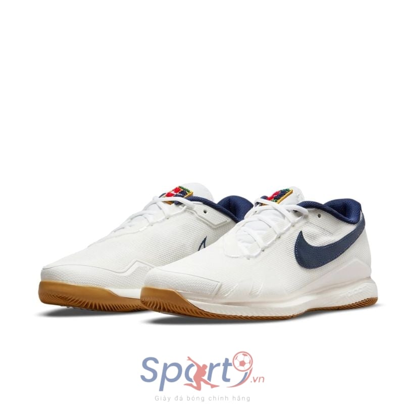 Giày Pickleball Nike Court Air Zoom Vapor Pro - CZ0220-133 - Trắng/Xanh Navy