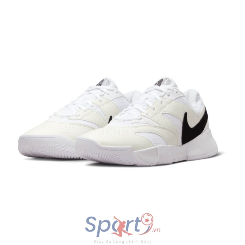 Giày Pickleball Nike Court Lite 4 -  FD6574-100 - Trắng/Đen