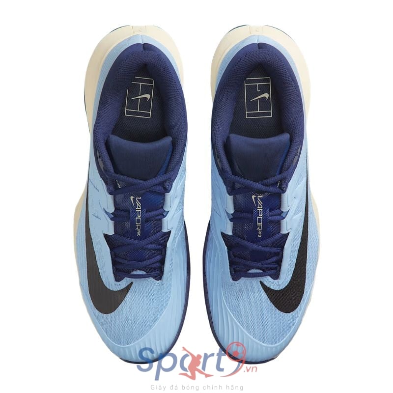 Giày Pickleball Nike Court  Air Zoom Vapor Pro 3 Hc - FZ2161-401 - Xanh/Đen