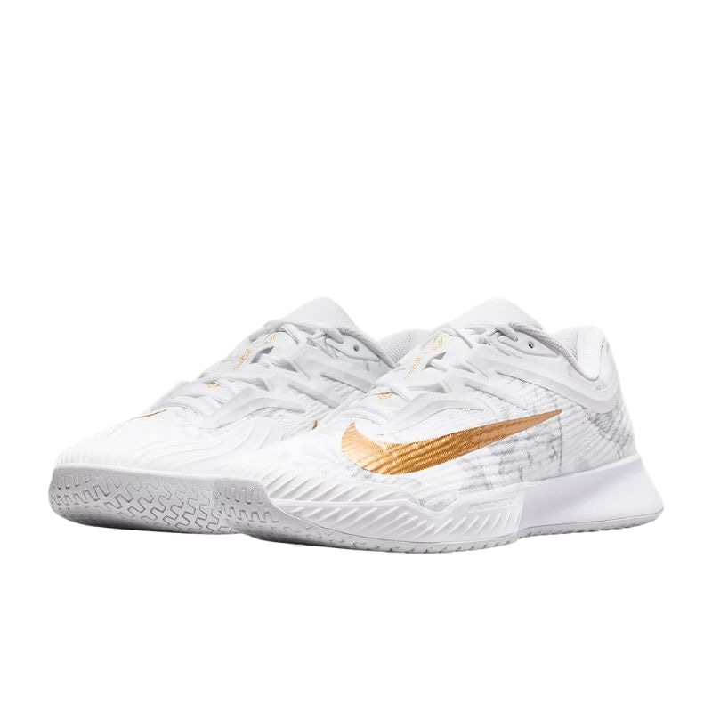 Giày Pickleball Nike Court  Air Zoom Vapor Pro 3 Hc - HV1485-100 - Trắng/Vàng