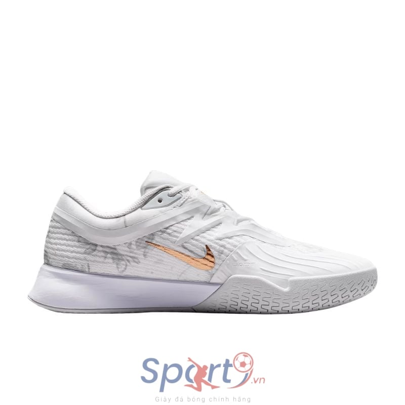 Giày Pickleball Nike Court  Air Zoom Vapor Pro 3 Hc - HV1485-100 - Trắng/Vàng
