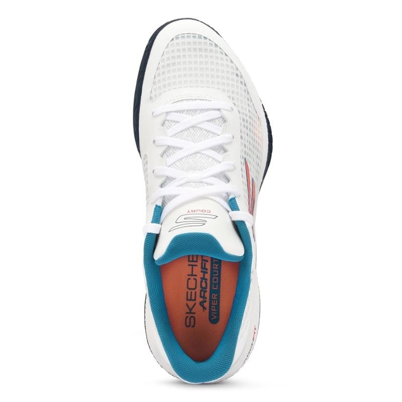 Giày Skechers Viper Court Pro  - 246069C-WTQ - Màu Trắng