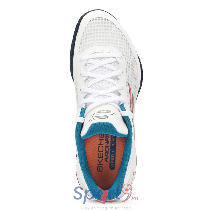 Giày Skechers Viper Court Pro  - 246069C-WTQ - Màu Trắng