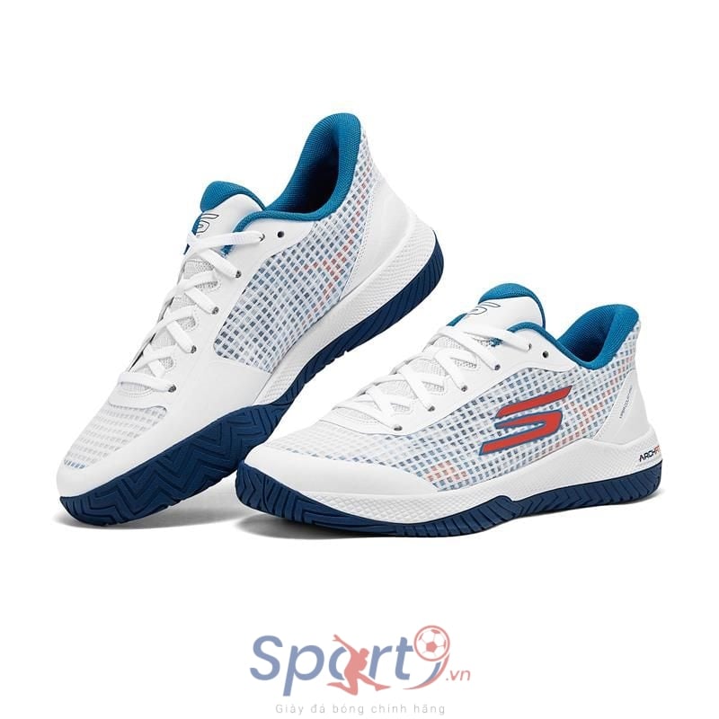 Giày Skechers Viper Court Pro  - 246069C-WTQ - Màu Trắng