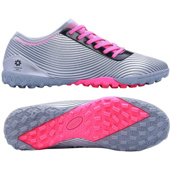 Giày Bóng Đá Jogarbola Racer - JG-2223 - Màu Bạc Hồng