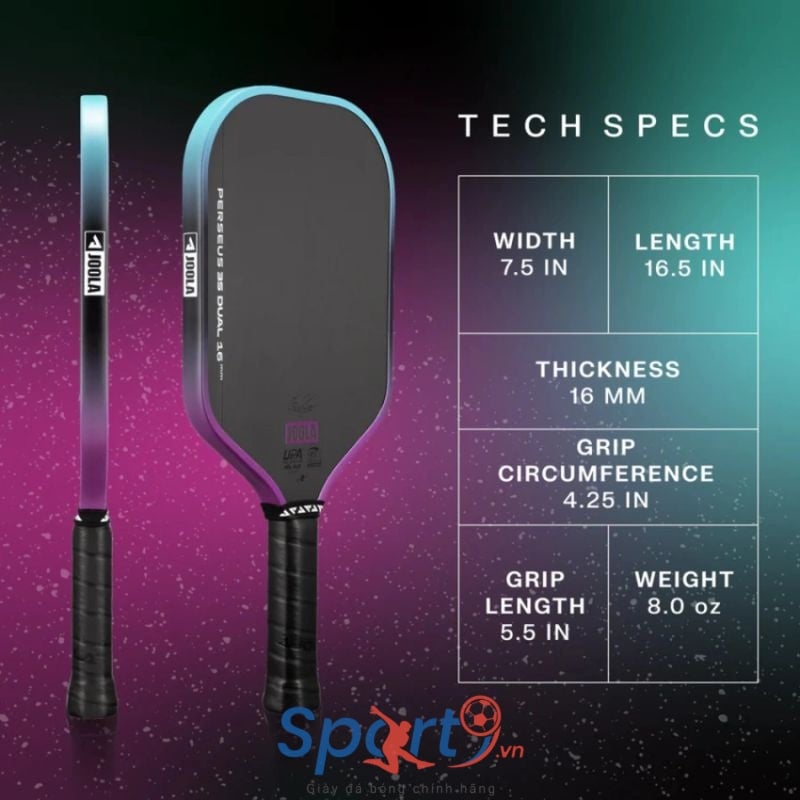 Vợt Pickleball Joola Perseus 3S Dual 