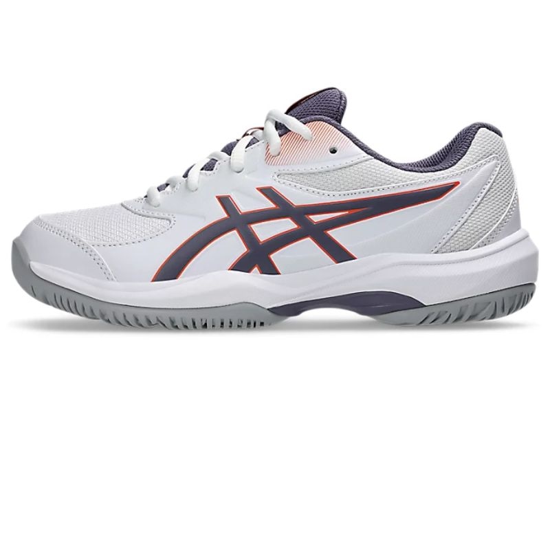 Giày Pickleball Asics Gel Game GS 1044A083 - 110 White Greyish Purple
