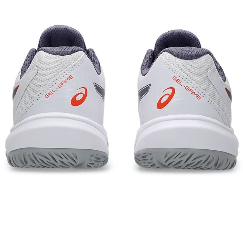 Giày Pickleball Asics Gel Game GS 1044A083 - 110 White Greyish Purple
