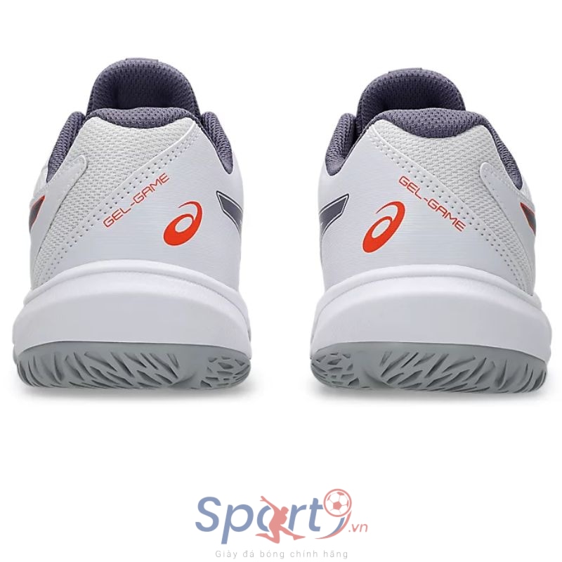 Giày Pickleball Asics Gel Game GS 1044A083 - 110 White Greyish Purple