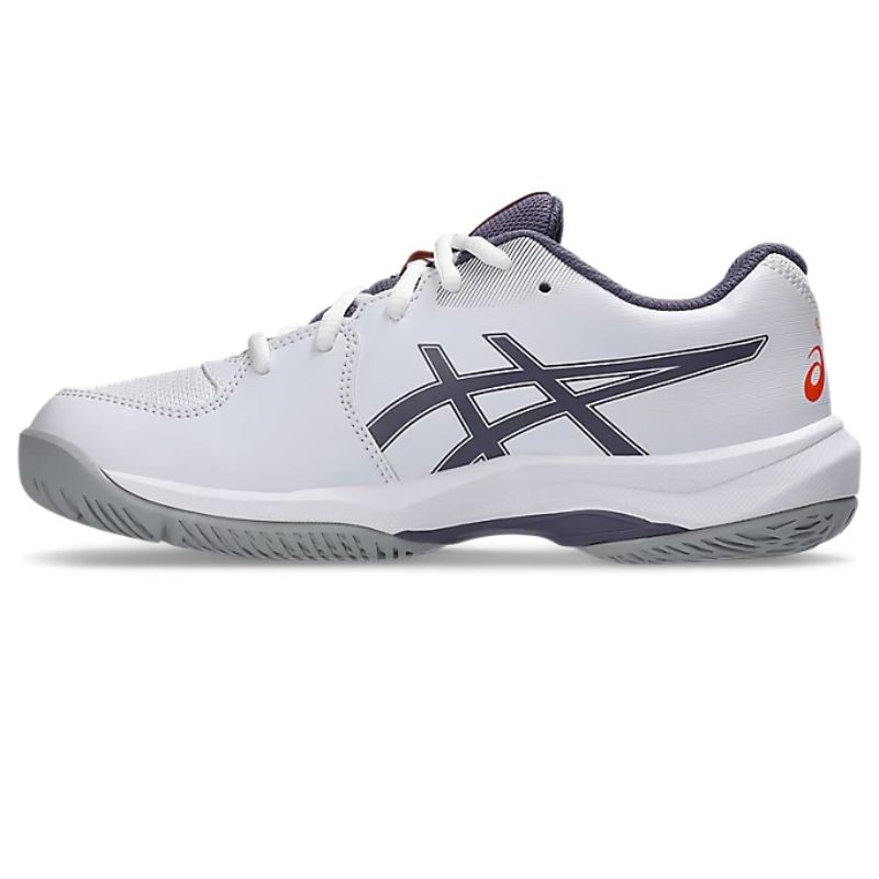 Giày Pickleball Asics Gel Game GS 1044A083 - 110 White Greyish Purple