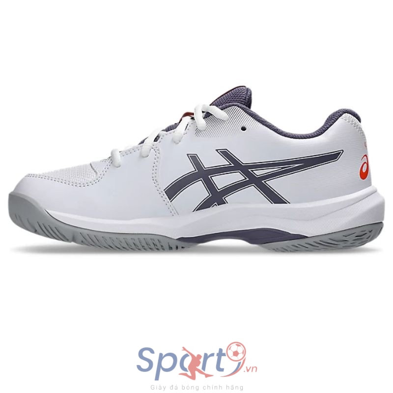 Giày Pickleball Asics Gel Game GS 1044A083 - 110 White Greyish Purple