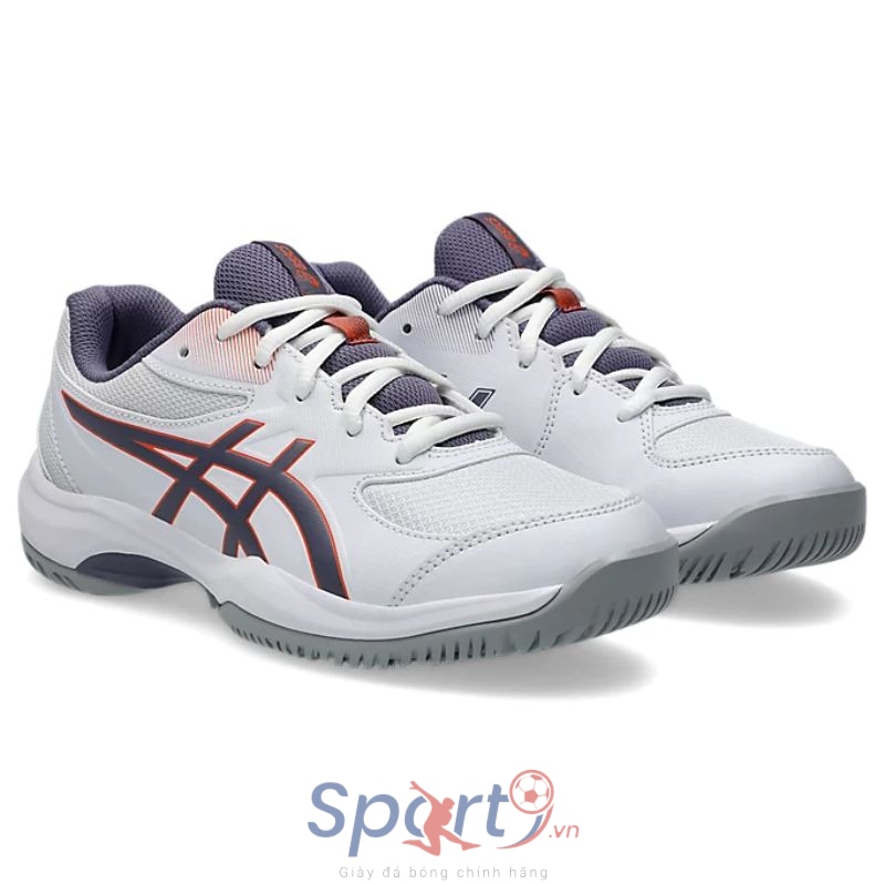 Giày Pickleball Asics Gel Game GS 1044A083 - 110 White Greyish Purple