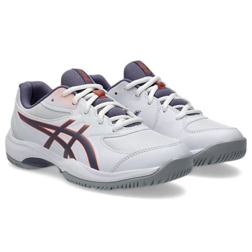 Giày Pickleball Asics Gel Game GS 1044A083 - 110 White Greyish Purple