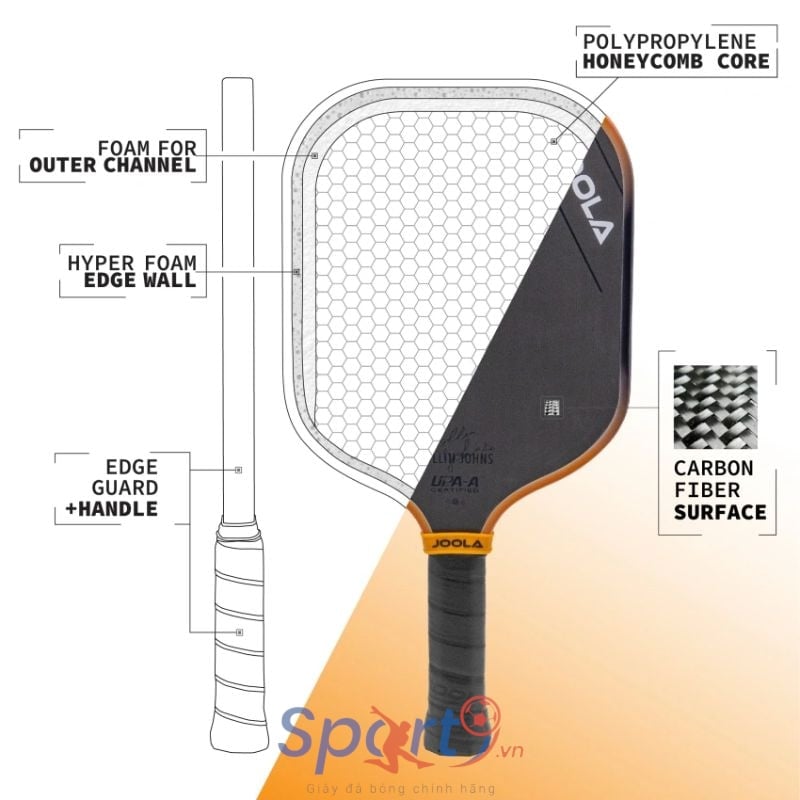 Vợt Pickleball Joola Collin Johns Scorpeus 3S 