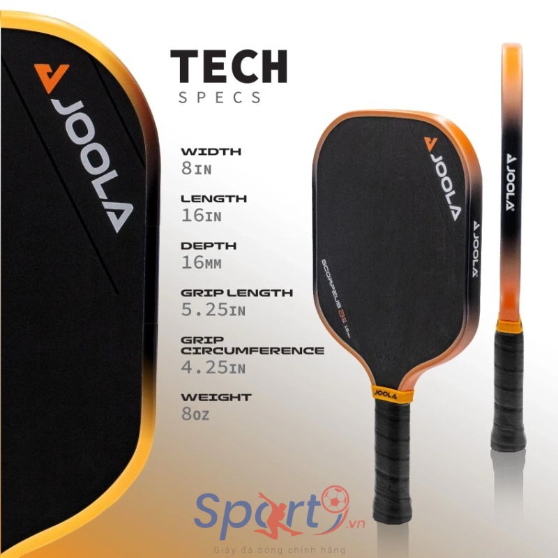 Vợt Pickleball Joola Collin Johns Scorpeus 3S 