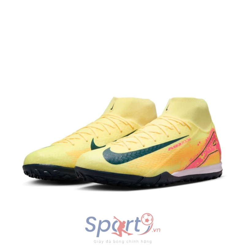 Nike Zoom Mercurial Superfly 10 Academy KM TF - Màu Vàng Đen - FQ8333-800