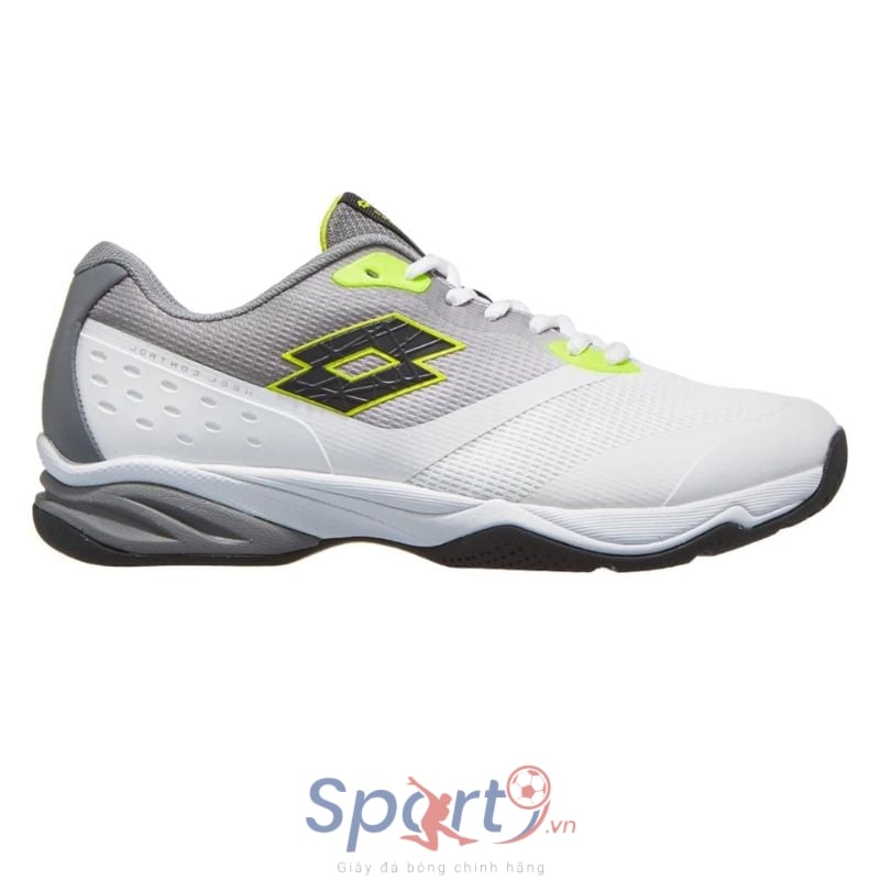 Giày Pickleball Lotto Mirage 400 AC - Màu Trắng Xám