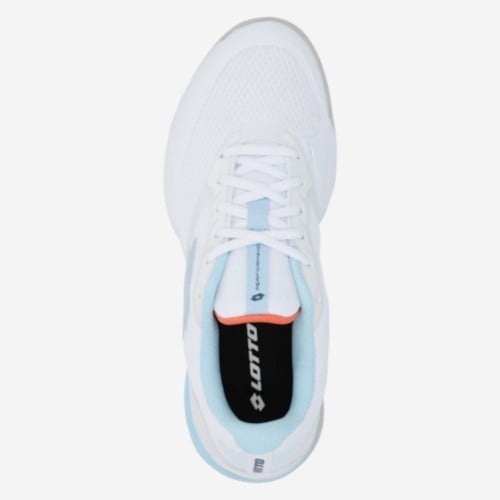 Giày Pickleball Lotto Mirage 400 ALR W BOC - Màu Trắng Xanh