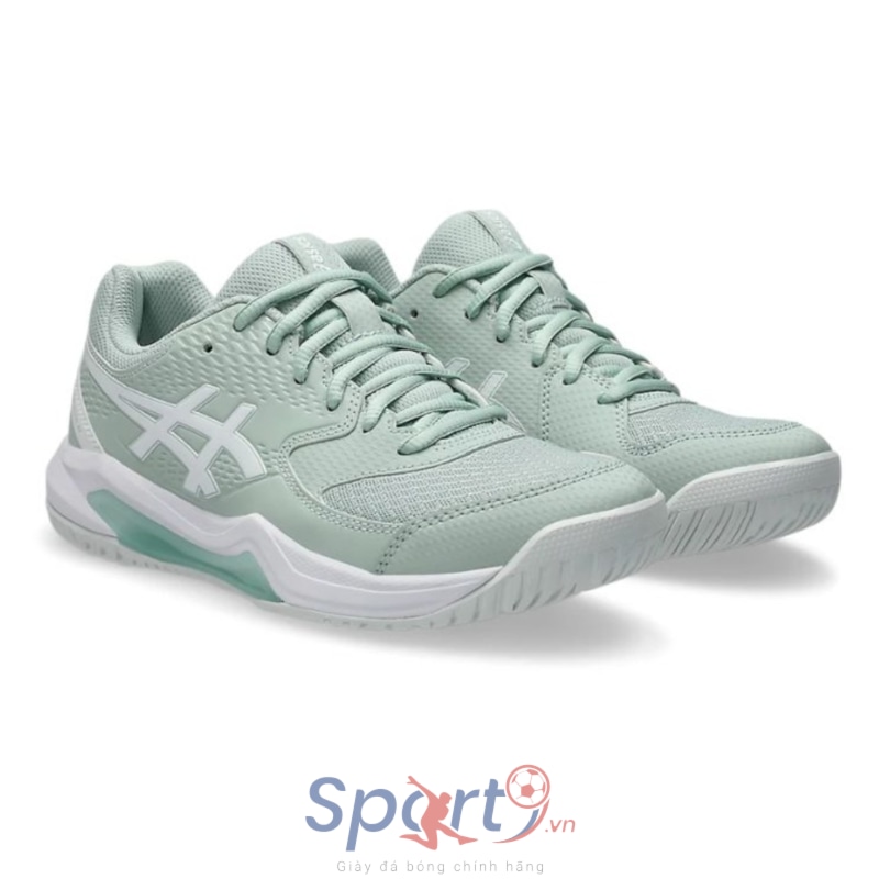 Giày Pickleball Asics Gel Dedicate 8 - 1042A237-300 - Xanh Mint/Trắng