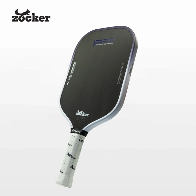 Vợt Pickleball Zocker Happy HP05 Pro - Trắng/Tím