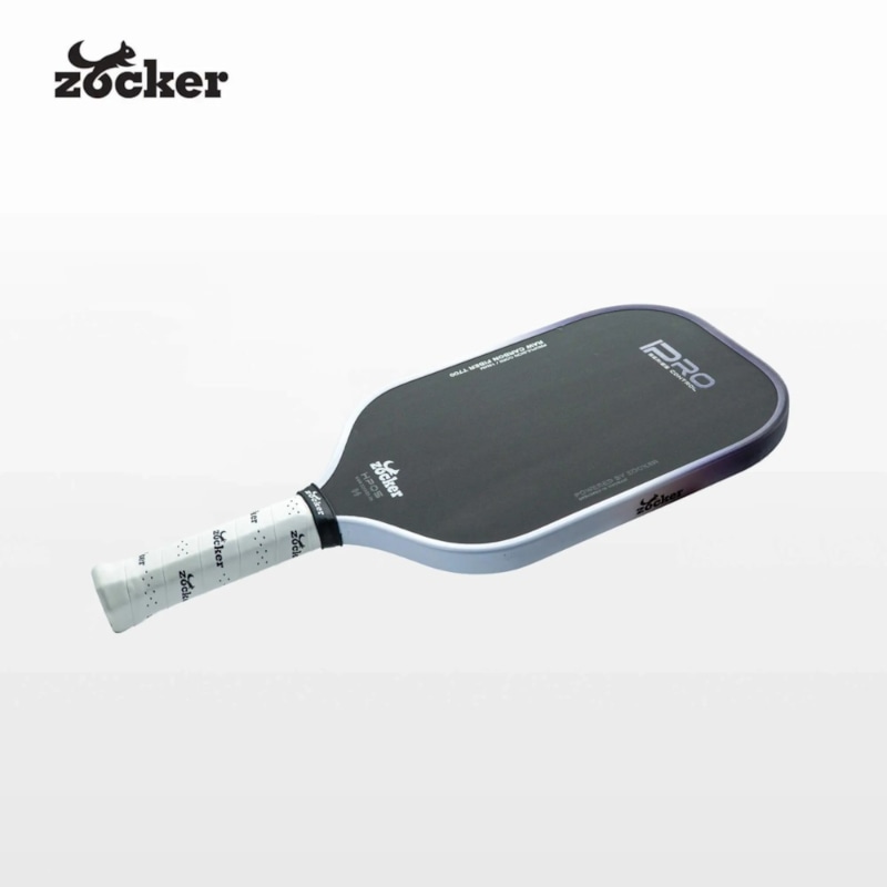 Vợt Pickleball Zocker Happy HP05 Pro - Trắng/Tím