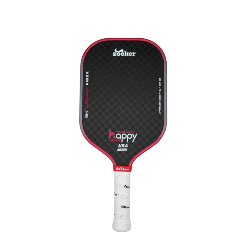 Vợt Pickleball Zocker Happy HP3 Premium Quality - Màu Đỏ Gradient