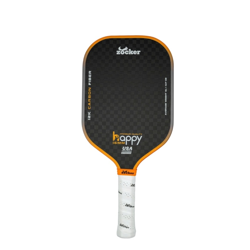 Vợt Pickleball Zocker Happy HP3 Premium Quality - Màu Cam Gradient
