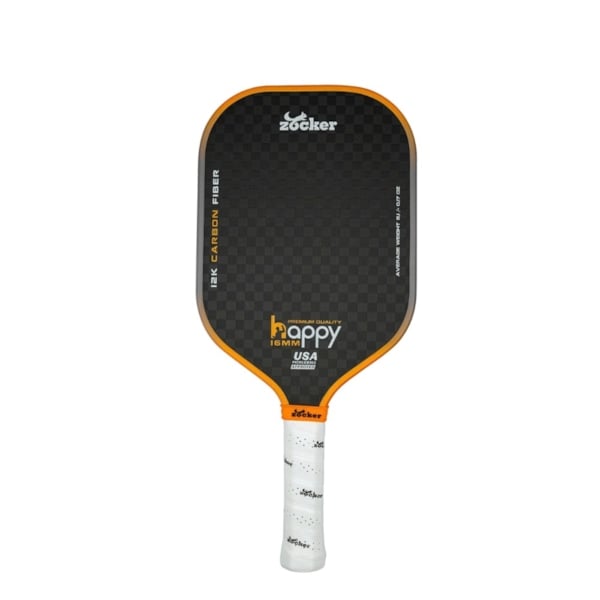 Vợt Pickleball Zocker Happy HP3 Premium Quality - Màu Cam Gradient