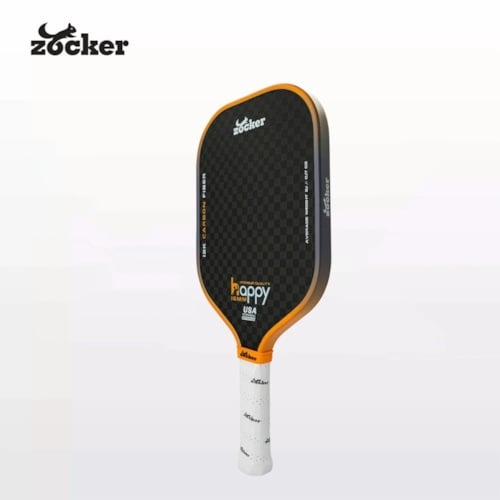 Vợt Pickleball Zocker Happy HP3 Premium Quality - Màu Cam Gradient