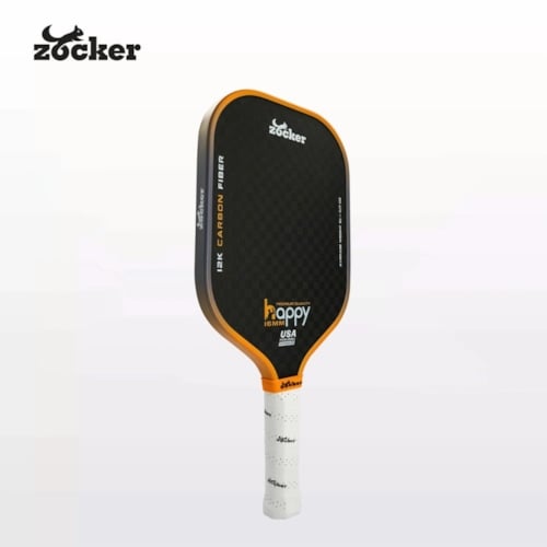 Vợt Pickleball Zocker Happy HP3 Premium Quality - Màu Cam Gradient