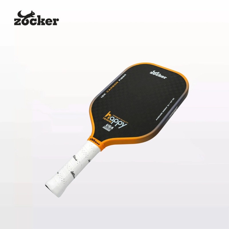 Vợt Pickleball Zocker Happy HP3 Premium Quality - Màu Cam Gradient