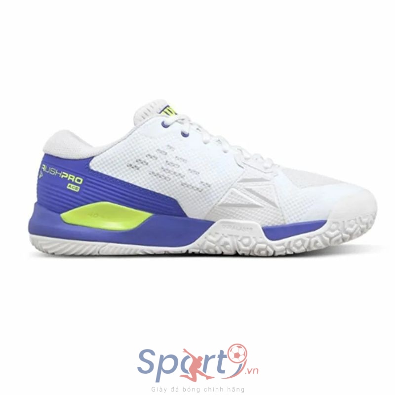 Giày Pickleball Wilson Rush Pro Ace Omni - WRS339210 - Màu Trắng Xanh 