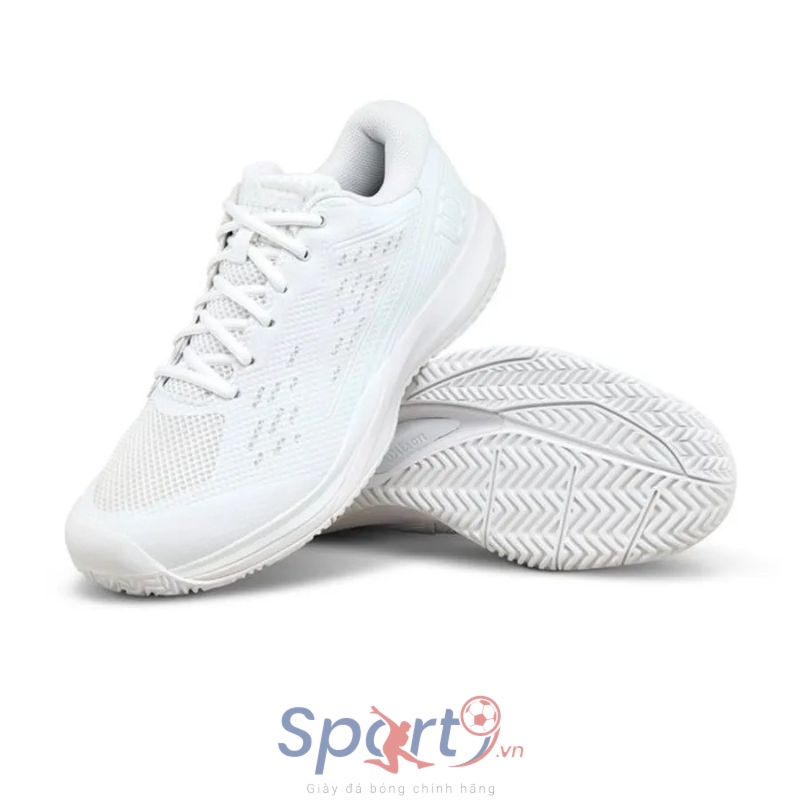Giày Pickleball Wilson Rush Pro Ace Omni - WRS332710U  - Màu Trắng