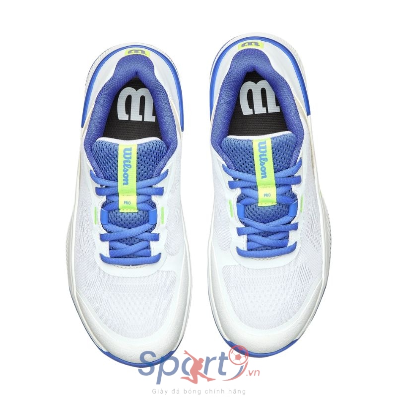 Giày Pickleball Wilson Intrigue Pro OMNI- WRS339230 - Màu Trắng Xanh