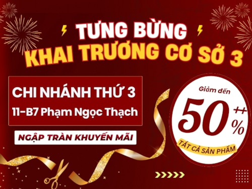 Tưng bừng khai trương Sport9 Phạm Ngọc Thạch - Giảm tới 50% giày đá bóng & pickleball