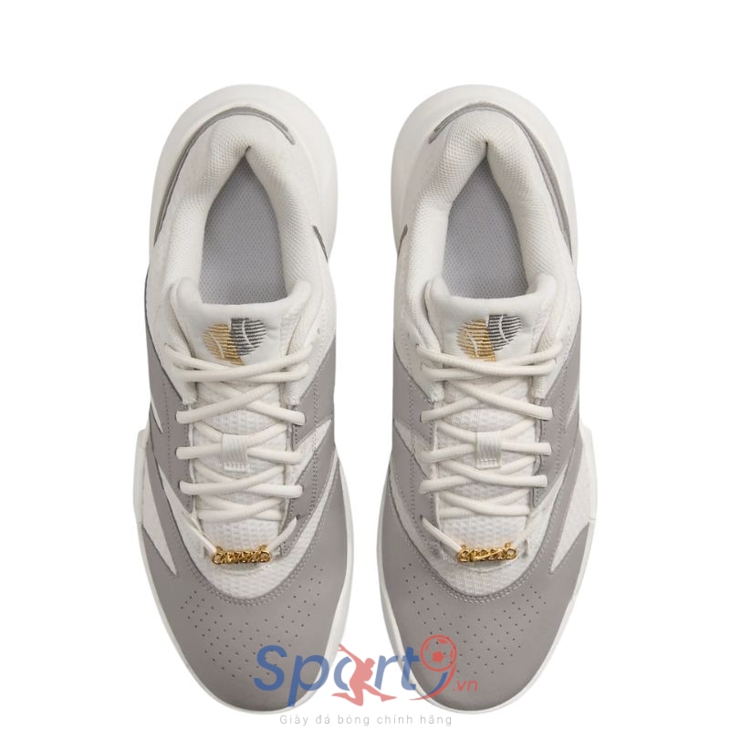 Giày Pickleball Nike Court Lite 4 PRM - FZ1220-001 - Màu Trắng Xám