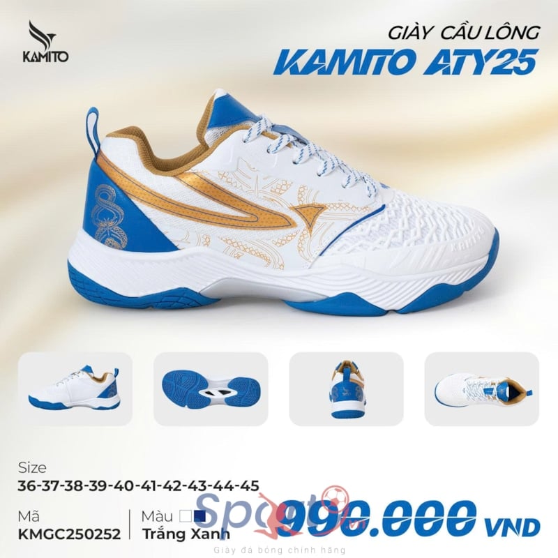 Giày Kamito ATY25 - KMGC250252 - Trắng/Xanh